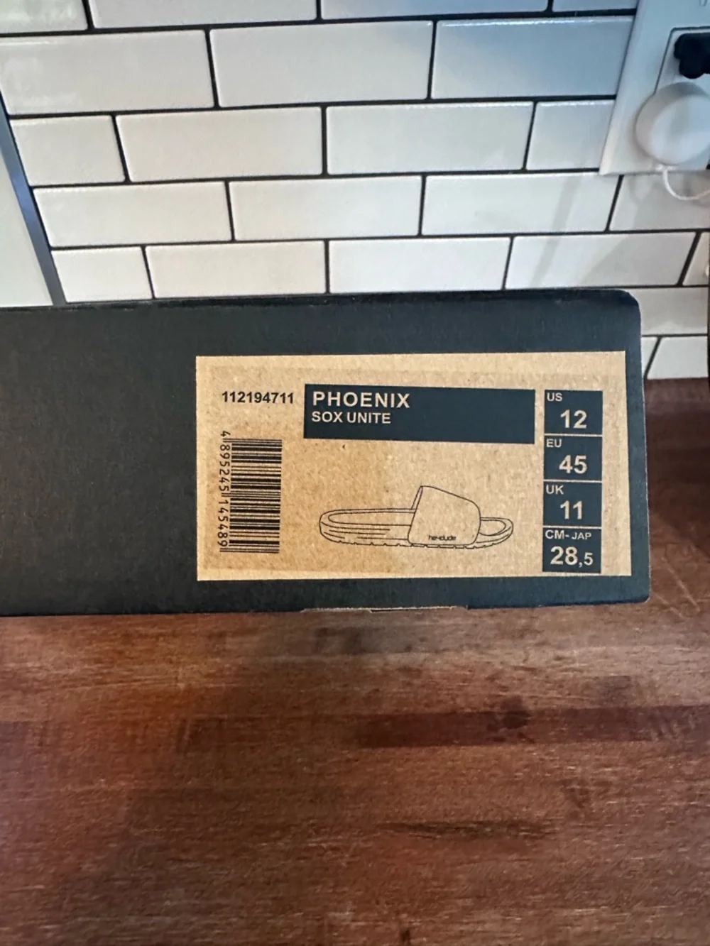 Hey Dude Phoenix Sox Unite Flag Slides - Picture 2 of 7